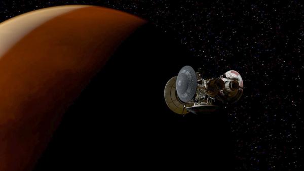 Bild 1 von 2: Dutzende Sonden haben in den vergangenen Jahrzehnten aufschlussreiche Daten über den Schwesterplaneten der Erde gesammelt. Sie liefern uns erste Aufnahmen und ergründen die einstige Existenz von Wasser auf dem Höllenplaneten.