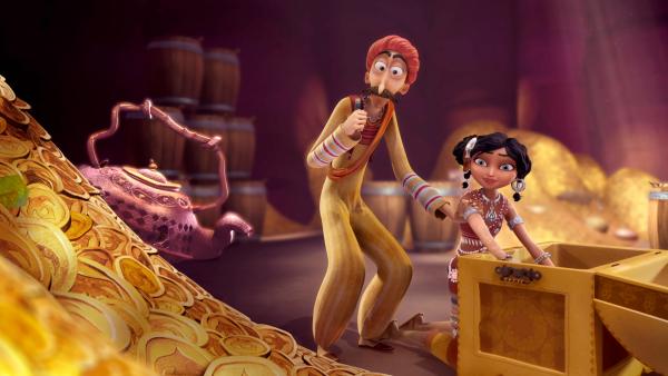 Bild 1 von 5: Die verbeulte Kanne wird sich als sehr wichtig herausstellen.