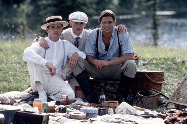 Bild 1 von 5: Die Ludlow-Brüder Alfred (Aidan Quinn), Samuel (Henry Thomas) und Tristan (Brad Pitt) führen ein unbeschwertes Leben in Montana.