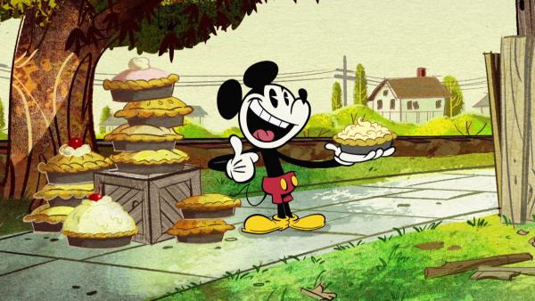 Bild 1 von 5: Nachdem ein neuer Schurke aufgetaucht ist, versucht Micky Kater Karlo dabei zu helfen, seinen Status als Bösewicht zurückzugewinnen.