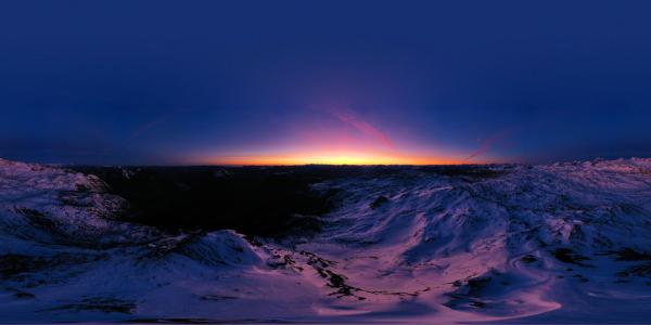 Bild 1 von 5: Sonnenaufgang vom Dachstein.
