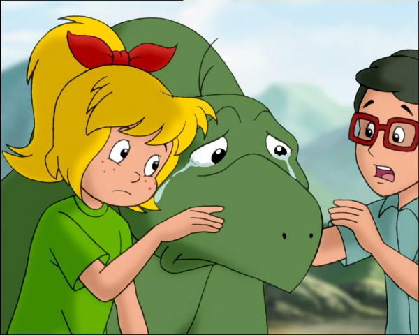 Bild 1 von 11: Eine tiefe Erdspalte trennt Dino von seiner Mutter, Bibi (l.) und Florian (r.) trösten ihn.