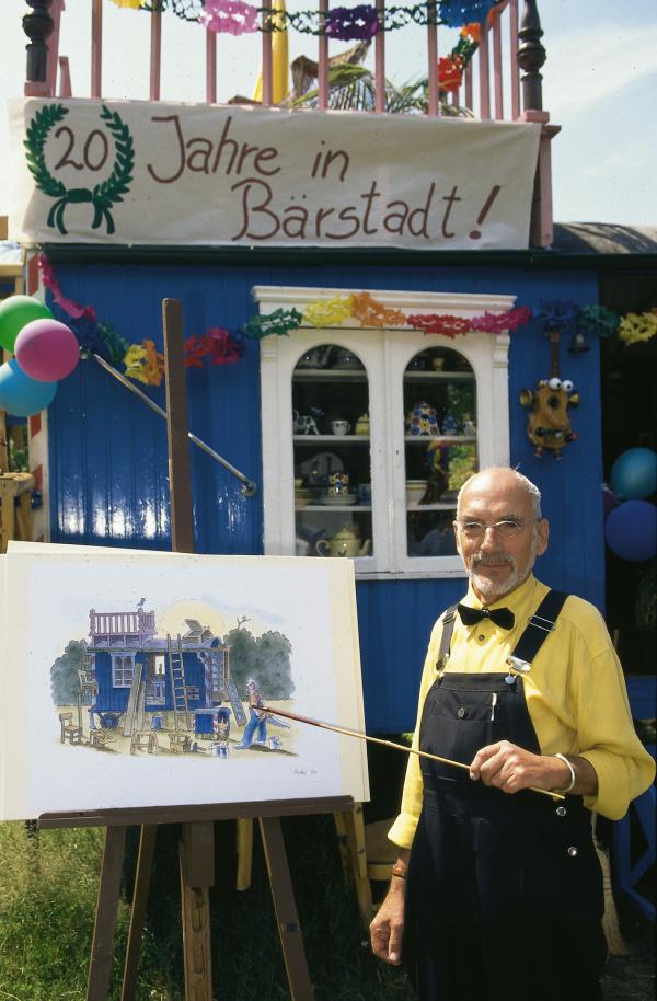 Bild 1 von 10: Peter (Peter Lustig) ist mit seinem Bauwagen bereits 20 Jahre in Bärstadt. Dieses Jubiläum will er feiern.