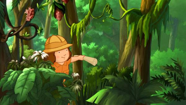 Bild 1 von 7: In ihrem Traum sucht Laura einen Schatz im Dschungel.