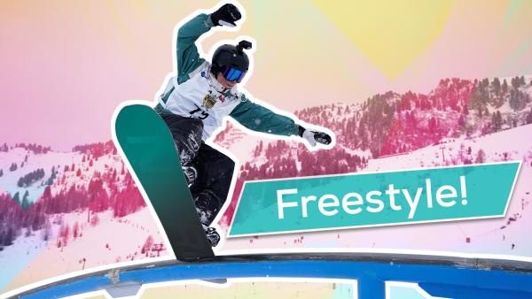 Bild 1 von 1: Beim Snowboard-Wettbewerb \