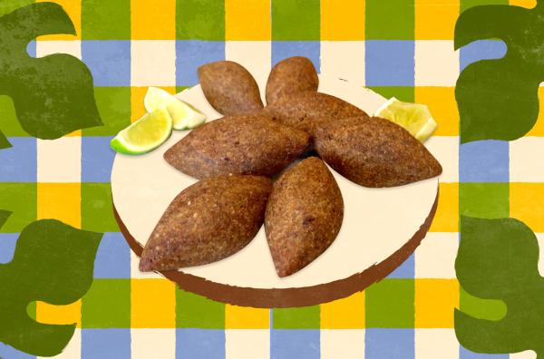 Bild 1 von 2: Brasiliens Bällchen aus Bulgur und Hackfleisch mit orientalischem Touch: Quibe
