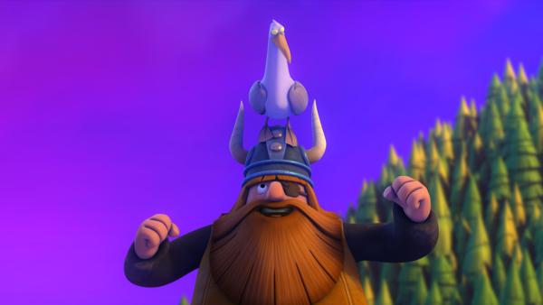 Bild 1 von 4: Halvar hat's geschafft. Die Möwe ist gelandet.