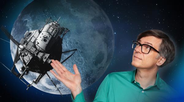 Bild 1 von 1: Quarks zeigt, wie Astronaut:innen für die nächste Mondmission trainieren, welchen Einfluss der Mond wirklich auf unseren Alltag hat und löst das Rätsel, warum er manchmal so riesig wirkt, fast zum Greifen nah.