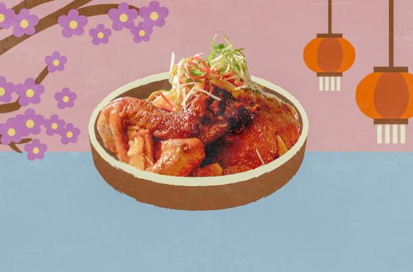 Bild 1 von 1: Süß-salzige Spezialität aus Taiwan: Hähnchen mit Ananas