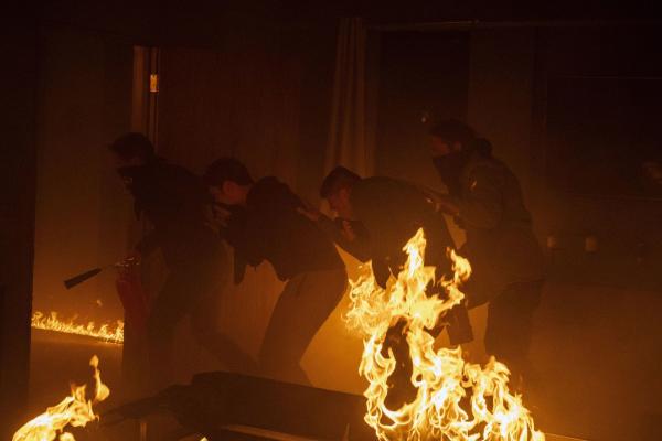 Bild 1 von 18: (v.l.n.r.) Owen Strand (Rob Lowe); T.K. Strand (Ronen Rubinstein); Carlos Reyes (Rafael Silva); Billy Tyson (Billy Burke)