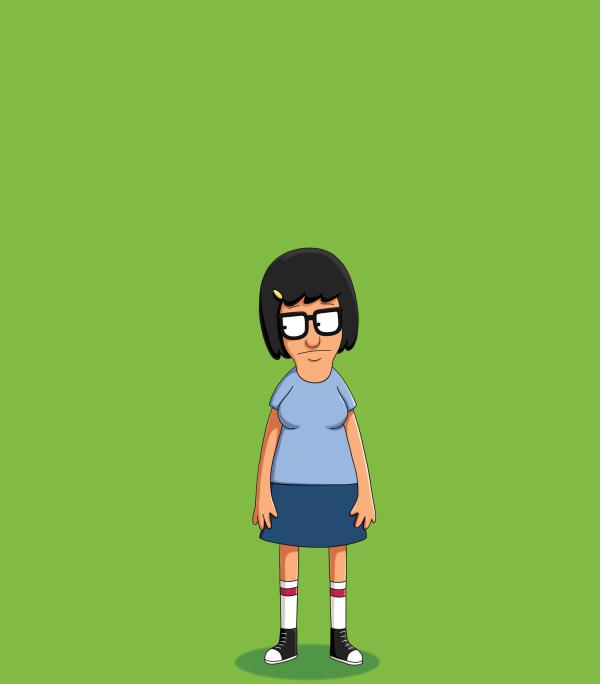 Bild 1 von 18: (2. Staffel) - Tina ist das älteste der drei Kinder. Sie ist eine Eigenbrötlerin und offensichtlich in Jimmy Junior, den Sohn des mit Bob verfeindeten Pizzeriabesitzers Jimmy Pesto Senior, verliebt.