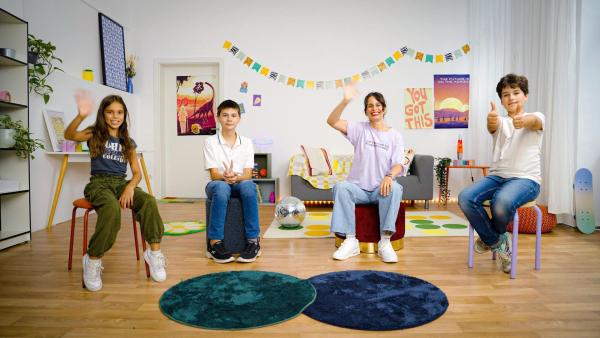 Bild 1 von 6: Im Bild (v.li.): Samira, Maurice, Melanie und Samuel..