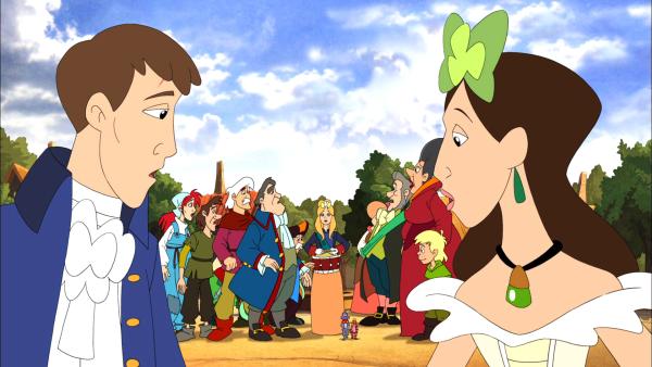 Bild 1 von 4: Beinahe heiratet der Trommler die falsche Braut.