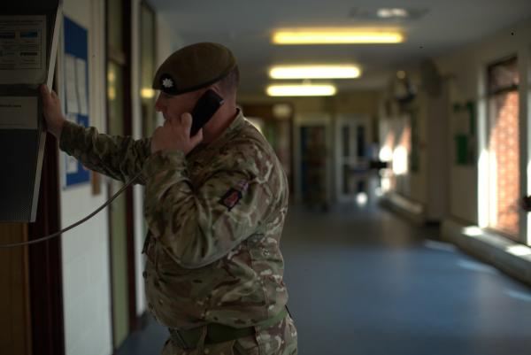 Bild 1 von 4: Bewacht und betreut werden die Häftlinge von einer Spezialeinheit, dem Military Provost Staff (MPS).