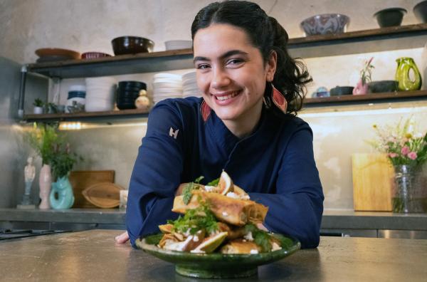 Bild 1 von 2: Diese Samosas hat Lucie mit Feigen zubereitet.