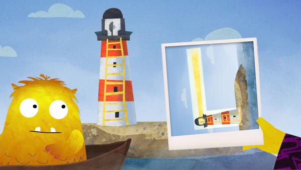 Bild 1 von 1: Nitso sucht das L und findet einen kaputten Leuchtturm ohne Licht.