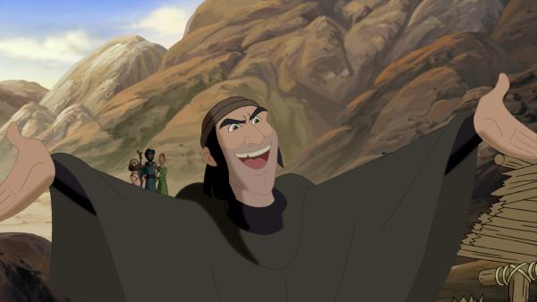 Bild 1 von 4: Hreel möchte selbst vom Volk als Gott verehrt werden.