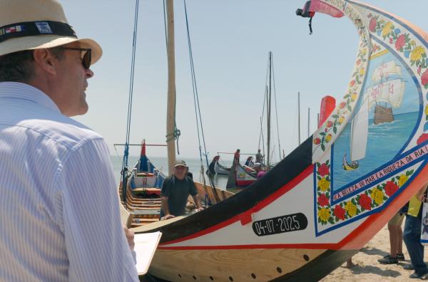 Bild 1 von 3: Beim Wettbewerb der Bootsmalereien wird die Originalität bewertet. Die Motive sind maritim, bäuerlich, religiös oder auch mal humoristisch.