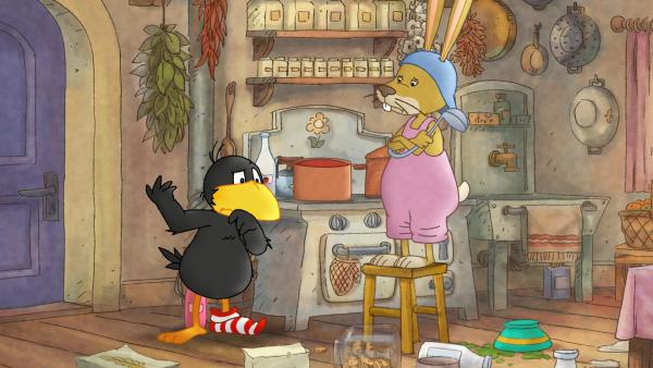 Bild 1 von 4: Socke und Löffel sind sich nicht einig, was in die Suppe gehört.