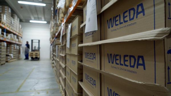 Bild 1 von 11: Im Bild: Weleda Lager.