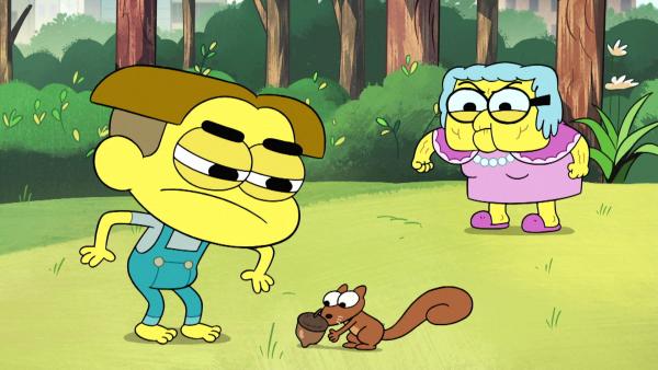 Bild 1 von 8: a) Cricket muss ein wildes Tier besiegen, um sich den Familiennamen Green zu verdienen. b) --