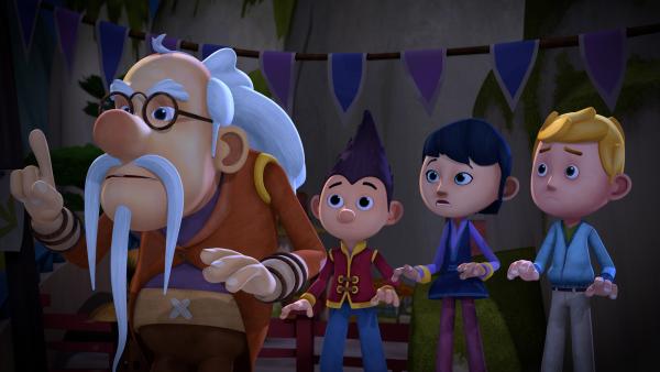 Bild 1 von 7: Meister Dao ahnt, das Unheil über das Dorf kommt.