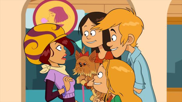 Bild 1 von 3: Wendy, Max und Marine sind begeistert: Sammy hat endlich eine Spur zu dem verlorenen Kuscheltier.