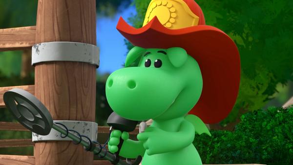 Bild 1 von 3: Grisus Metalldetektor funktioniert: Jetzt kann die Suche nach dem Stein im Weltall losgehen.