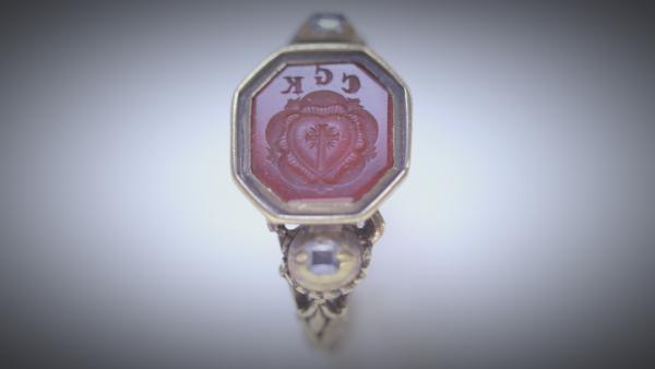 Bild 1 von 5: Ein Ring zum Versiegeln wichtiger Dokumente