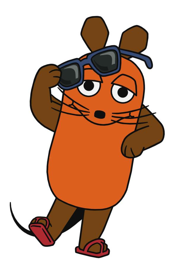 Bild 1 von 3: Die Maus mit Sonnenbrille, Sonntags um 09:30 Uhr im Ersten.