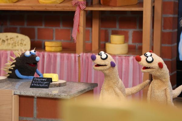 Bild 1 von 4: Der Käse-Igel hat ein Problem.