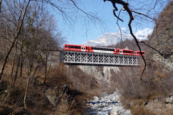 Bild 1 von 2: Unterwegs mit dem Mont-Blanc Express