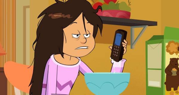 Bild 1 von 4: Sonst ist Wendy eine lahme Schnecke beim Frühstück.