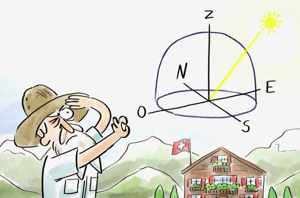 Bild 1 von 2: Professor Schnauzbart erklärt das überraschende Navigationssystem der Ameisen.