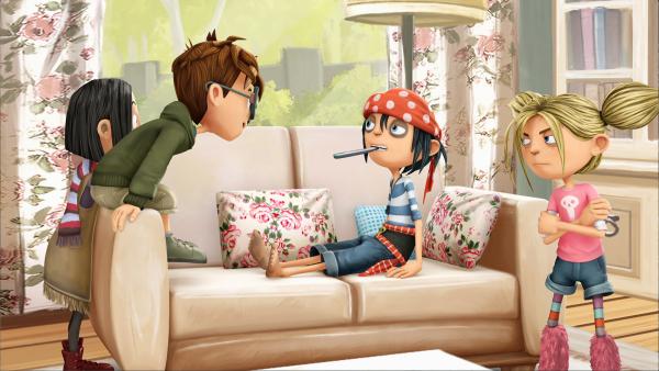 Bild 1 von 3: Jim ist krank, verweigert aber einen Arztbesuch.