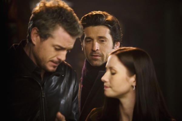 Bild 1 von 42: Nach Marks (Eric Dane, l.) Genesung möchte er gerne sein kleines Abenteuer mit Lexie (Chyler Leigh, r.) wiederbeleben, doch die macht ihm unmissverständlich klar, dass sie genug von den Heimlichkeiten hat, und weder ihrer Schwester, noch Derek (Patrick Dempsey, M.) irgendetwas verheimlichen möchte ...