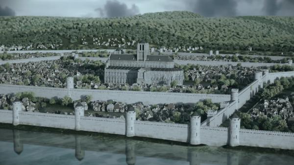 Bild 1 von 6: Hauptstadt der Normannen: Rouen wird von massiven Wehrmauern geschützt und gilt als schwer einnehmbar.
