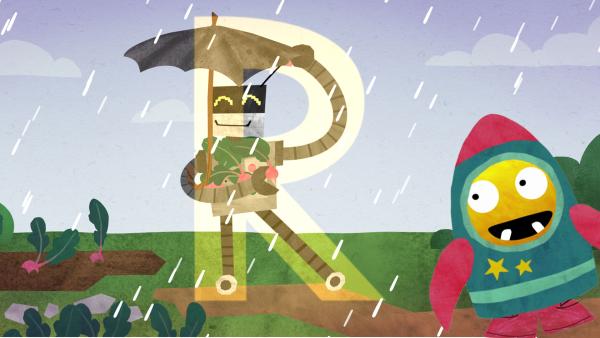 Bild 1 von 1: Im Garten von Nitsos Oma gibt es einen Roboter.
© KiKA/Filmakademie Baden-Württemberg GmbH/Eagle Eye - Honorarfreie Verwendung gemäß AGB im redaktionellen Zusammenhang mit genannter Sendung bei Nennung \