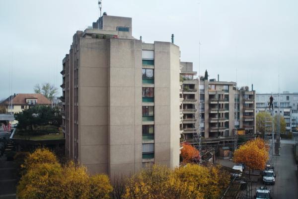 Bild 1 von 3: Ein Wohnkomplex ohne Zukunft.