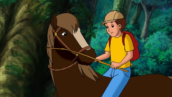 Bild 1 von 5: Nafari bringt Nadja, die sich den Fuß verstaucht hat, zurück nach Hause.