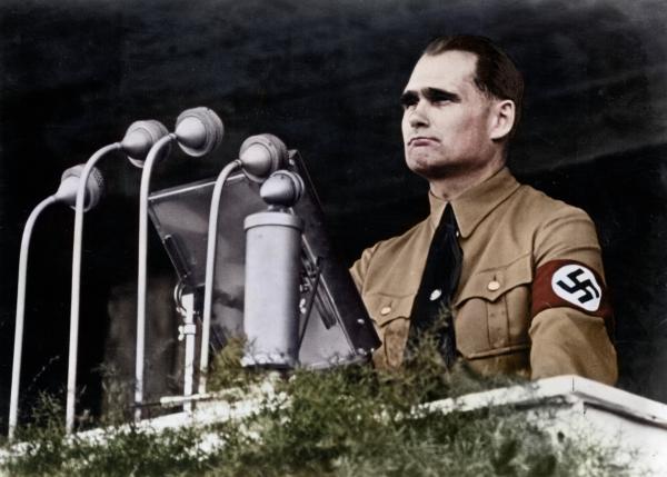 Bild 1 von 2: Rudolf Hess - Hitlers Stellvertreter (kolorierte Aufnahme)