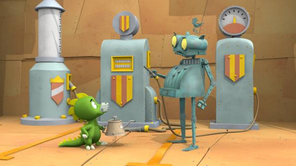 Bild 1 von 6: Koks und Rösti stellen fest, dass das Öl zur Neige geht.