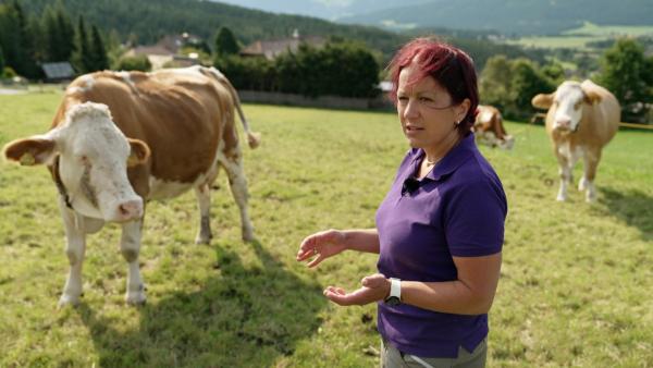 Bild 1 von 5: Schweren Herzens hat die Lungauer Bäuerin Manuela T. ihre Milchkühe verkauft und hört mit der Biomilchproduktion auf. Ausschlaggebend war der niedrige Milchpreis und eine schwere Verletzung nach einem Unfall auf dem Hof.