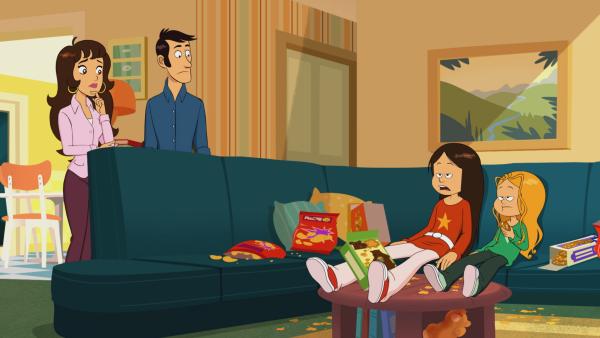 Bild 1 von 8: Ferien: Wendy und Marine sitzen seit 3 Tagen vor dem Fernseher.