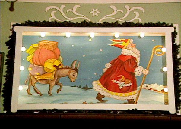 Bild 1 von 16: Im Bild: Advent-Türl, Gemeinde Steinbach an der Steyr.