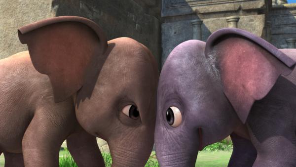 Bild 1 von 6: Hita (r.) macht sich schon die ganze Zeit über ihren Bruder Appu (l.) lustig. Jetzt reicht es dem aber!