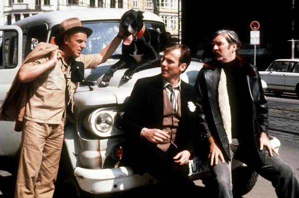 Bild 1 von 2: Im Bild (v.li.): Herb Andress (Mirko), Wolfgang Fierek (Tierpark-Toni), Carlheinz Heitmann (Wiggerl).