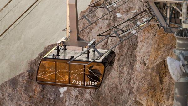 Bild 1 von 12: Im Bild: Zugspitze Seilbahn.