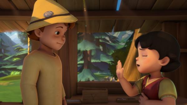 Bild 1 von 7: Heidi und Peter schwören sich ewige Freundschaft.