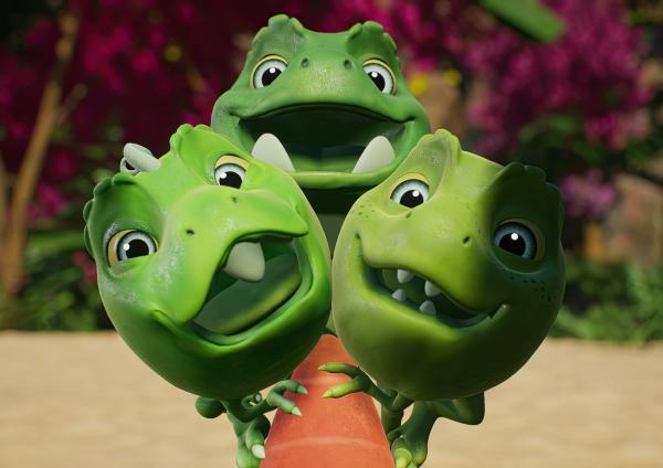 Bild 1 von 3: Von links: Das sind die Erbs-Rexe Split, Wasabi und Minzi!